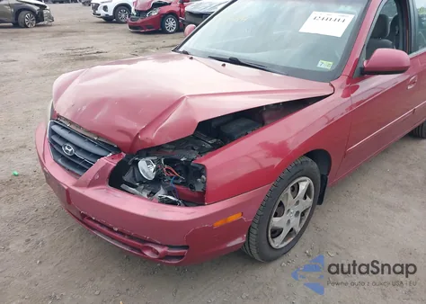 2006 Hyundai Elantra Gls/Limited z USA, uszkodzony, nr VIN KMHDN46D36U204289